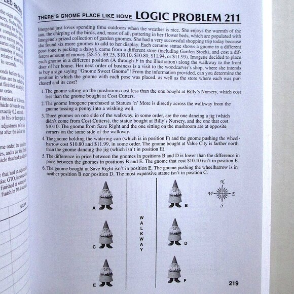 Book: Ultimate Grab A Pencil Book of Logic Problems - Picture 4 of 6